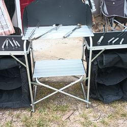 Camping.  Or Just. Grilling.  Folding Table A