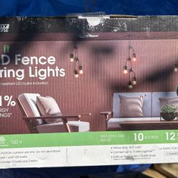 LED Fence String Lights 