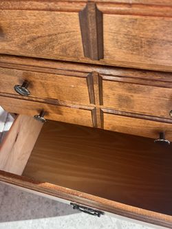Vintage Wood Chest Dresser  Thumbnail