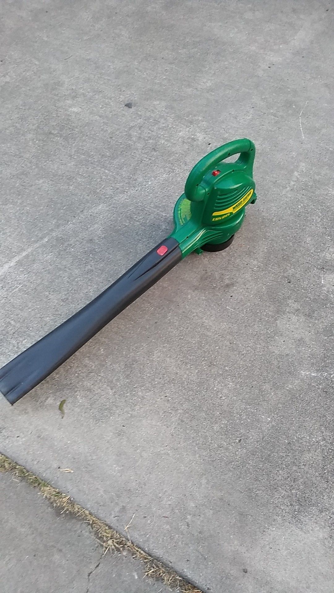 Weed eater ebv215 electric blower& vac