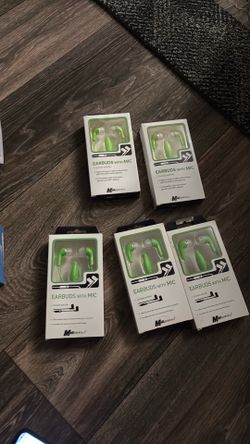 5Pack Earbuds with mic