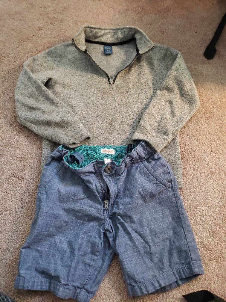 Bundle of boys clothes