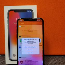 Unlocked IPhone X 64gb