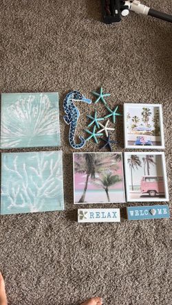 Beach bathroom decor