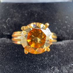 10k 1.25 Ct Yellow Diamond 
