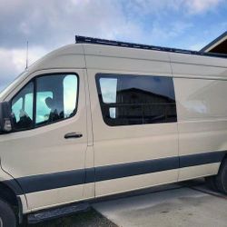 CRL FW621L Fixed Van Window Glass - Left Side