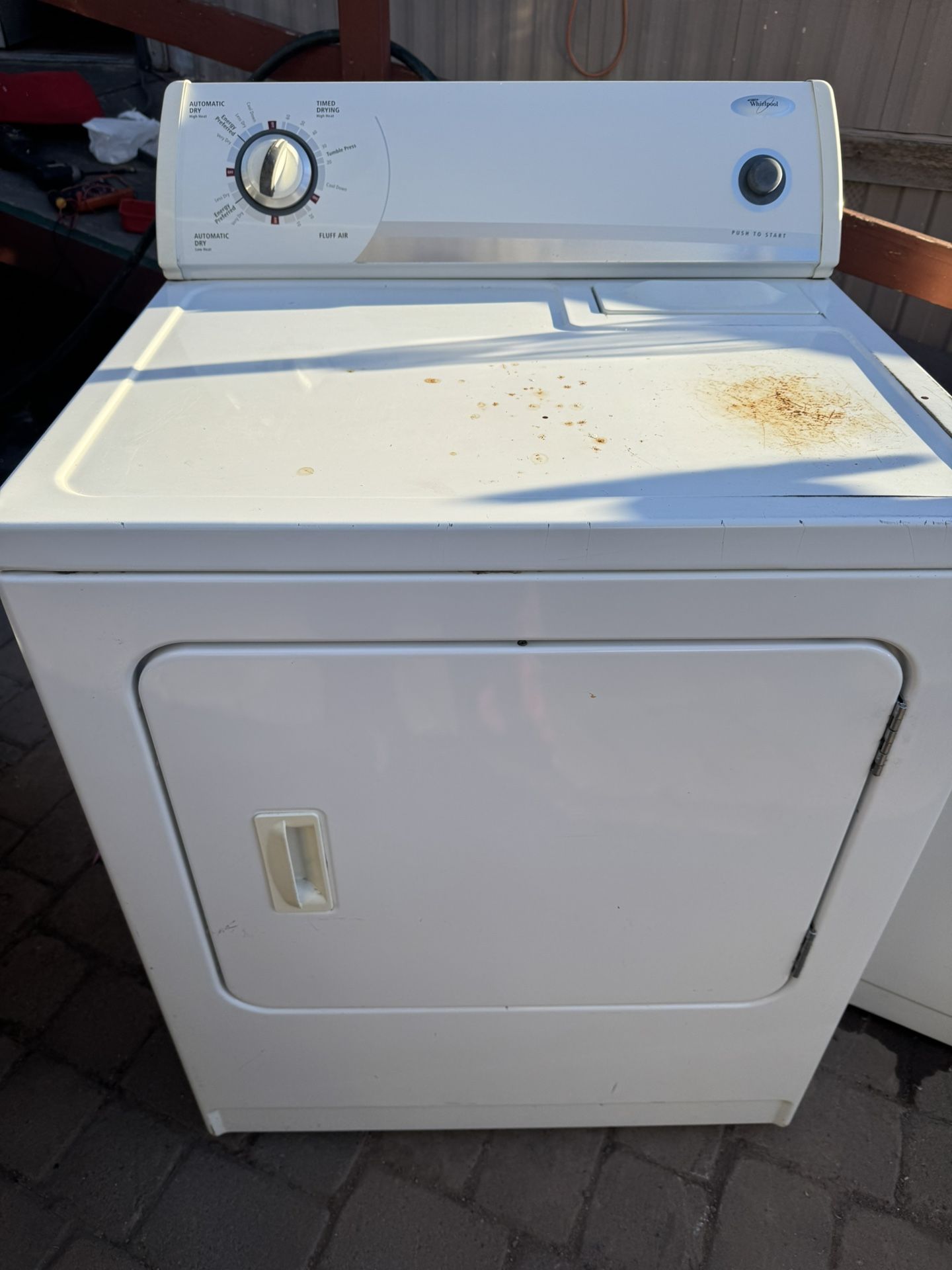 Whirlpool Dryer Electric White