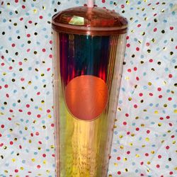 Starbucks Venti Multicolored Double Walked Cup