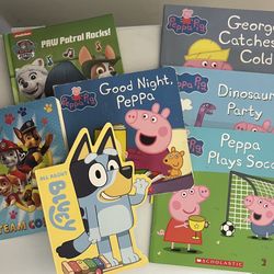 Peppa Pig Bluey Paw Patrol Books Toddler Bundle Board Books Bedtime Stories