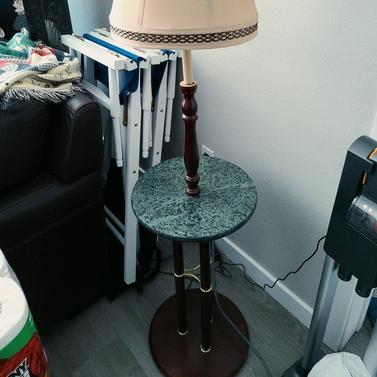 DISCOUNTED TO SELL! Pair (2) Floor Lamps With Table