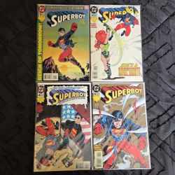 Comic Book lot of 4! DC. Vintage. Keys. Superboy. 1994.