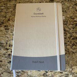 The Dumbbell Home Workout Journal. Fitness Planner that only requires Dumbbells. Never Used