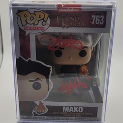 Funko Pop! The Legend Of Korra: MAKO #763 Signed By David Faustino