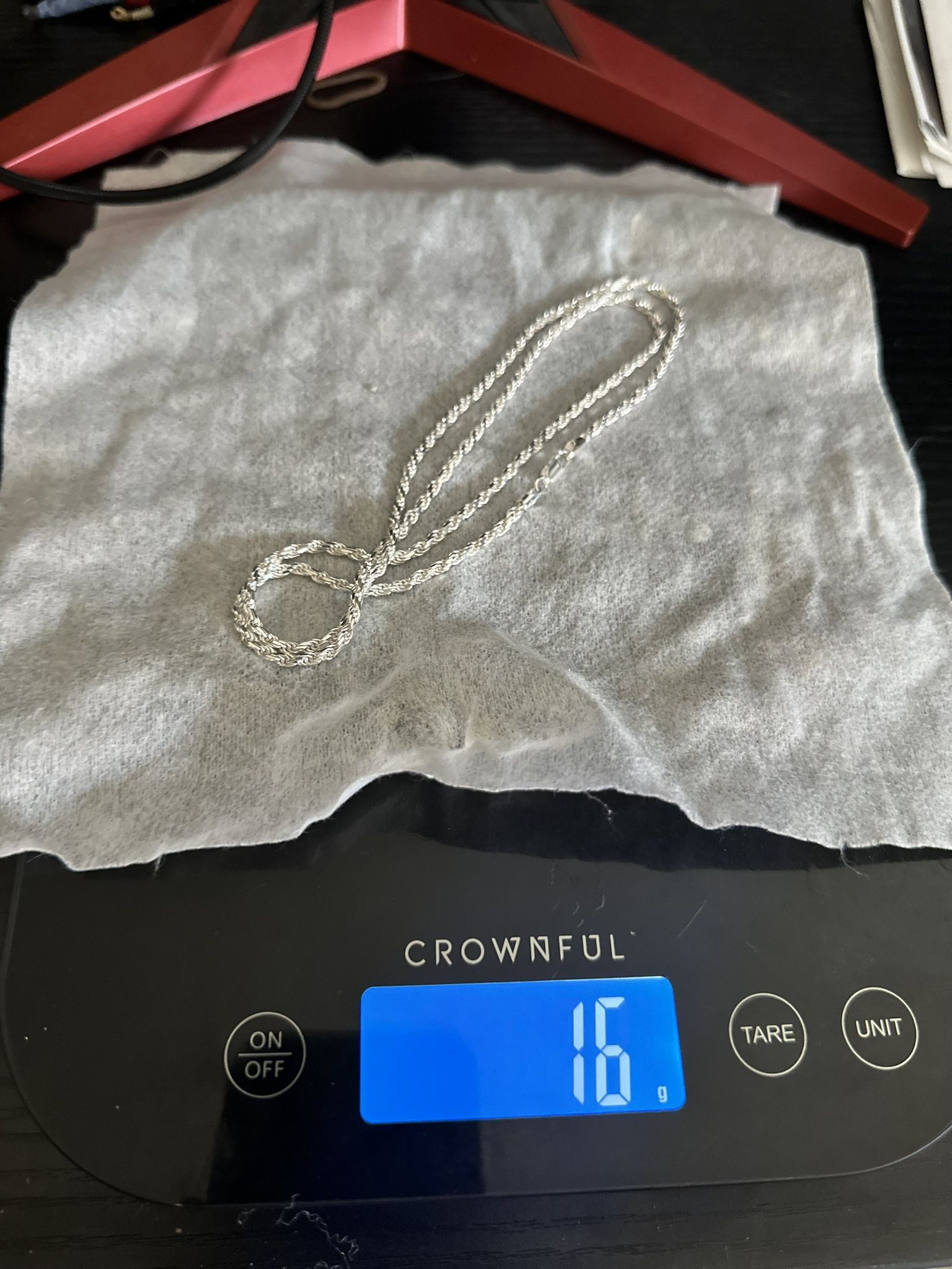 925 Silver Rope Chain