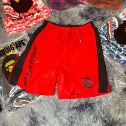 Red Hellstar Shorts 
