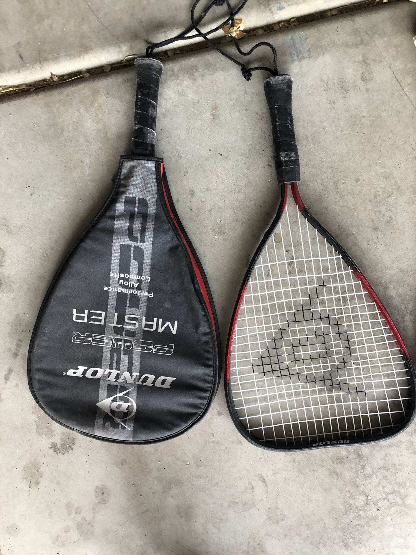 Matching pair of tennis racket