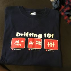 Men’s Drifting Blue T-shirt Medium 