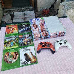 Original Controller with 500gb Xbox One White $150!... $20! Per Game... $20! Per Disc Game... $180! Manual Kitt racing No Game