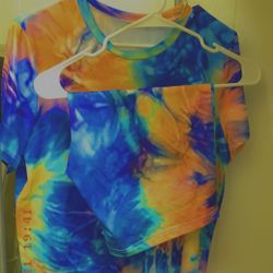 Two Piece Tie Dye Set