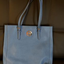 MK Blue Purse