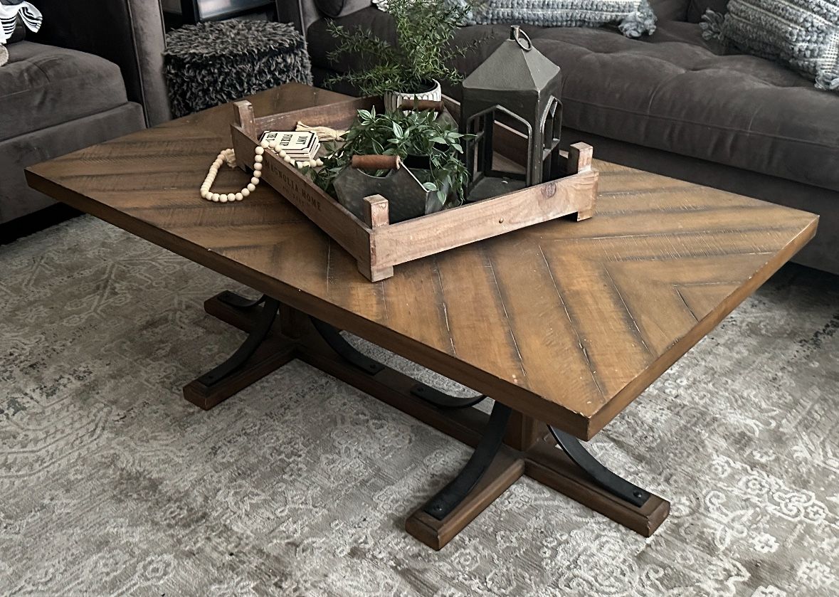 Magnolia Home 3 Piece coffee & 2 End Table Set