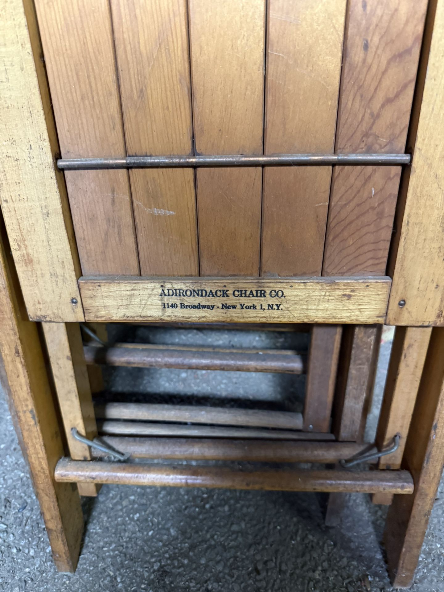 4-vintage Wooden  Adirondack Chair Company