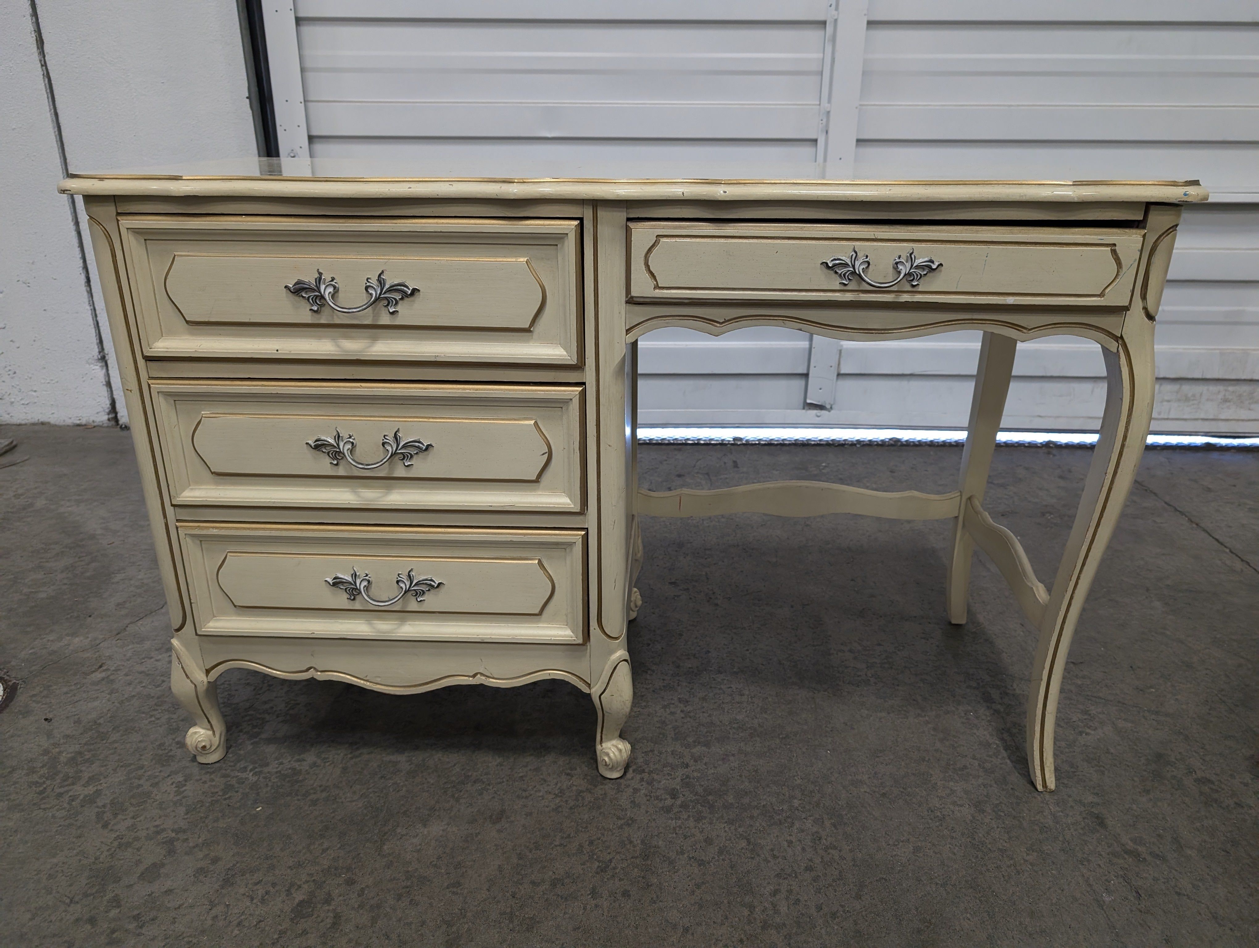 Charming Cream Wood Children's Desk