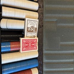 Clay Poker Chips Set With Case