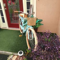 Vintage Ned Lusso Light Blue Beach Cruiser 