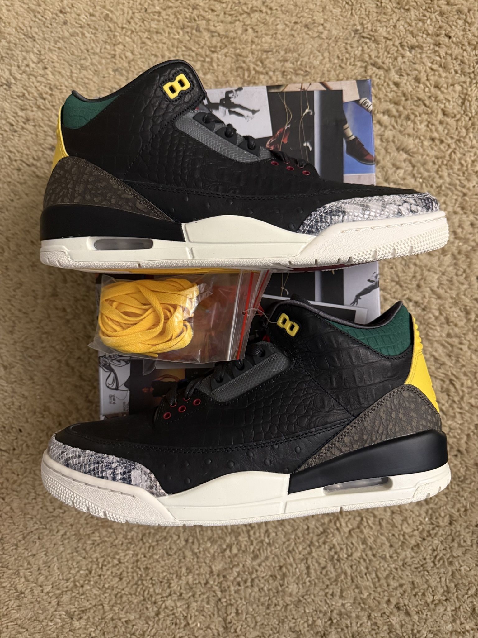 Size 10 - Air Jordan 3 Retro SE Animal Instinct 2.0 (New With Box) 