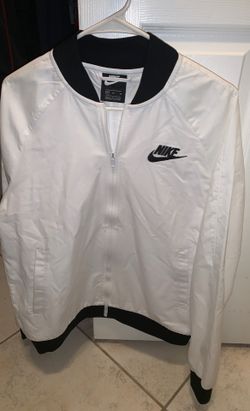 White windbreaker Nike