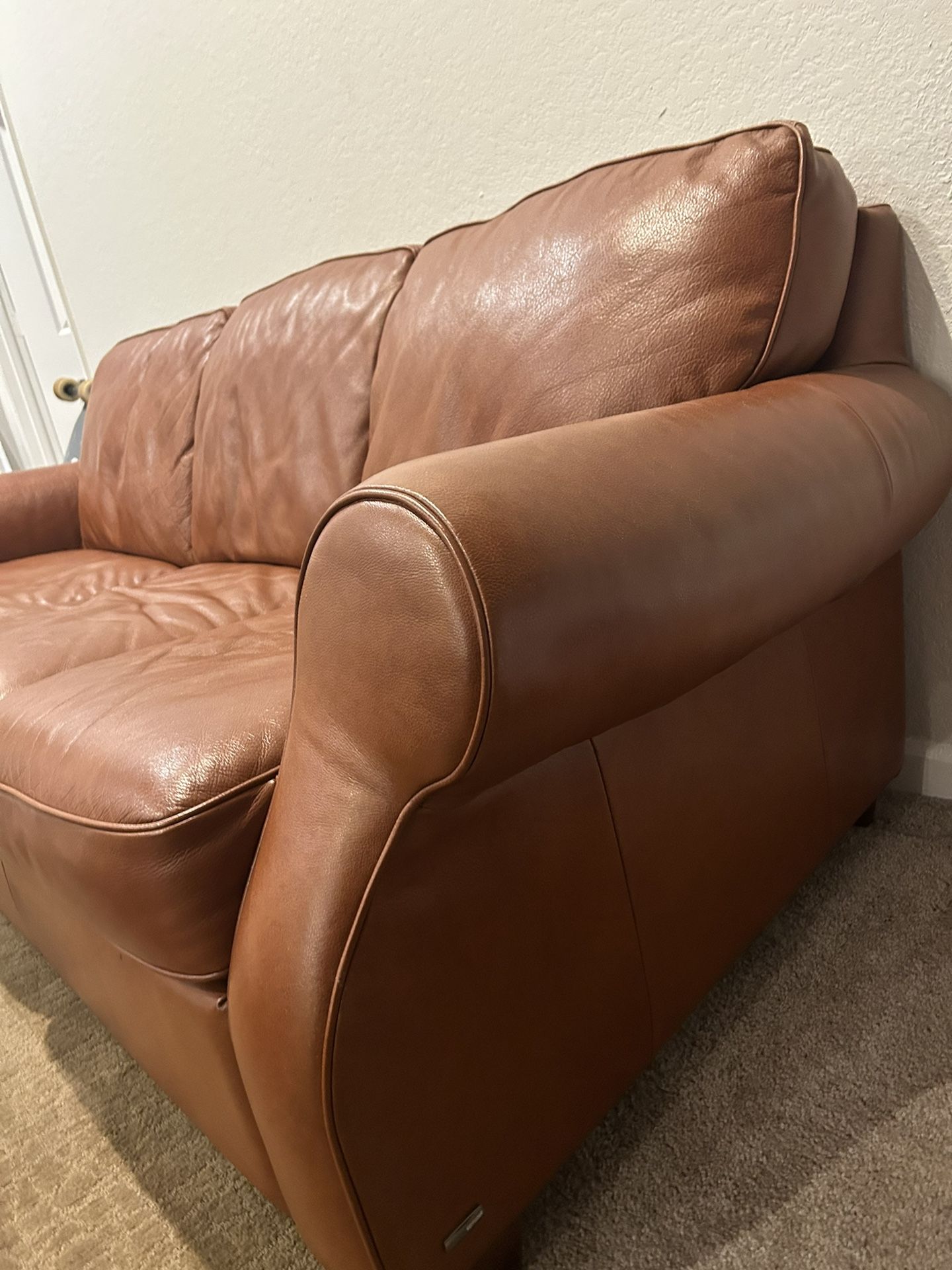 Italian Leather couch 