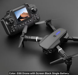 New! NEW E88-S2 MAX Upgrade Edition Drone Featuring Screen Control, Dual Cameras