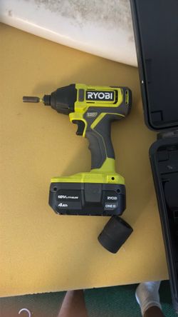 Ryobi 18V Impact Driver + 4Ah Battery