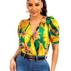 Medium Tropical Bodysuit 
