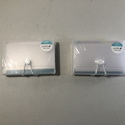 Yoobi Index 100ct Per Pack 2 Pack Lot  & Cards in Plastic Box with Dividers.