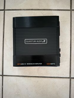 Quantum audio QPX 4000.1D Amplifier