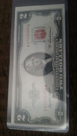 1953 Series A $2 Red Seal US Note