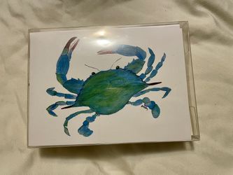 Crab note cards