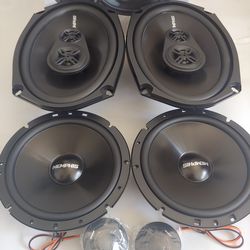 MEMPHIS 1 PAIR 6.5" 100 WATTS COMPONENT SET & 1 PAIR 6×9 3 WAY 110 WATTS CAR SPEAKER