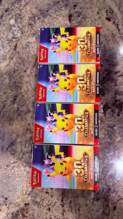 Pokémon 30th anniversary booster bundle