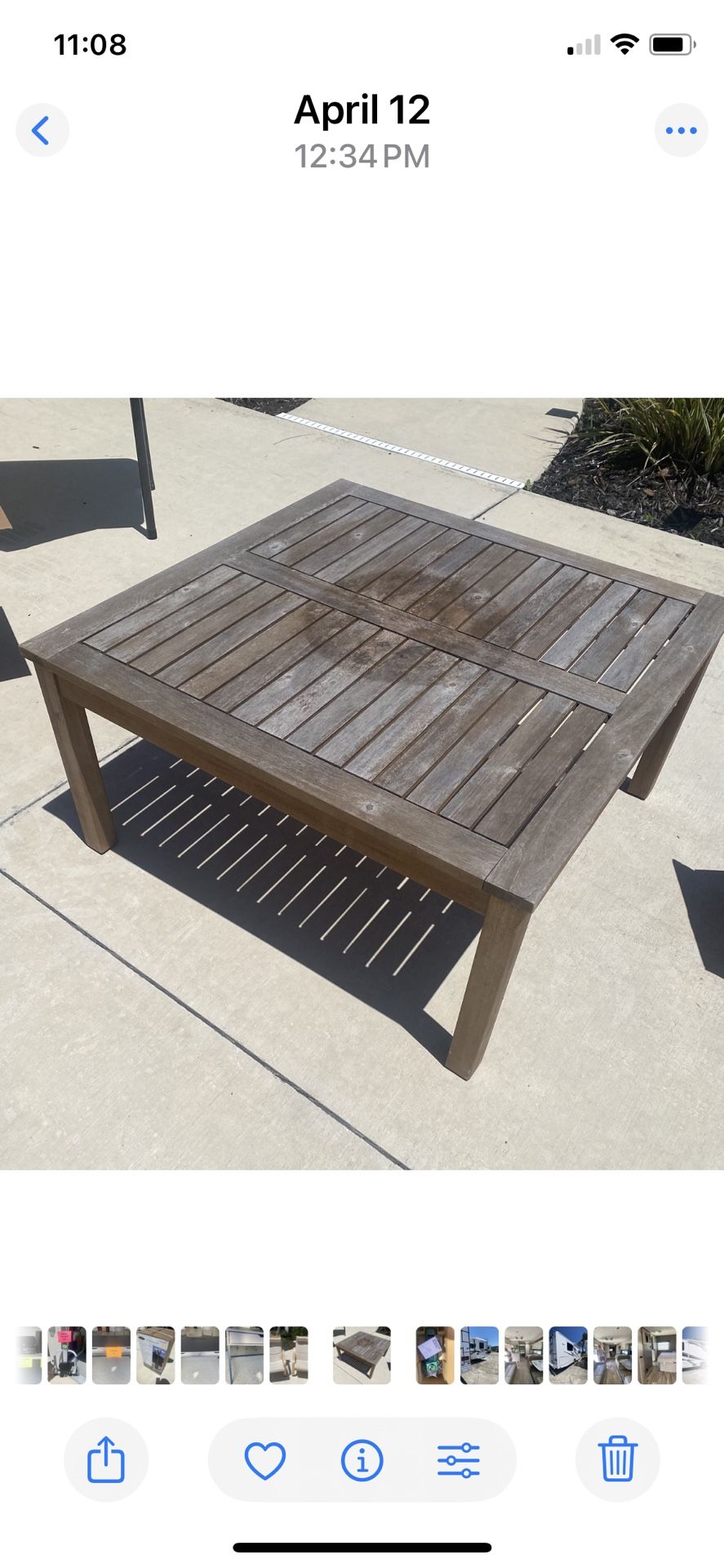 FREE ACACIA TABLE
