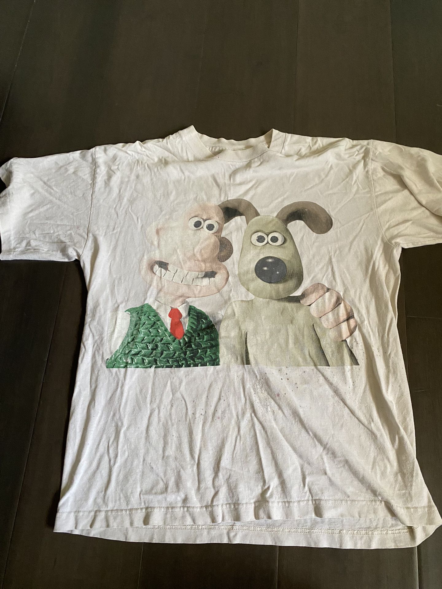 Vintage Wallace And Gromit Shirt Size Large