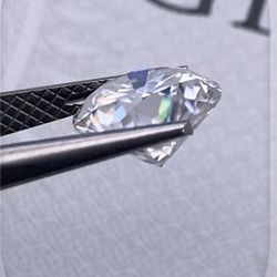 2.0 Carat Moissanite Diamond With GRA Certificate 