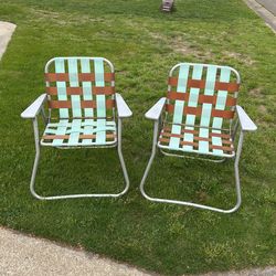 Aluminum Lawn Chairs From The 1960’s