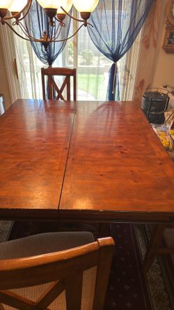 Countertop height, old wood table