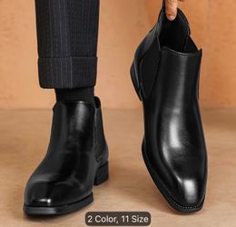 Brand new Black Leather Chelsea Boots Size 10