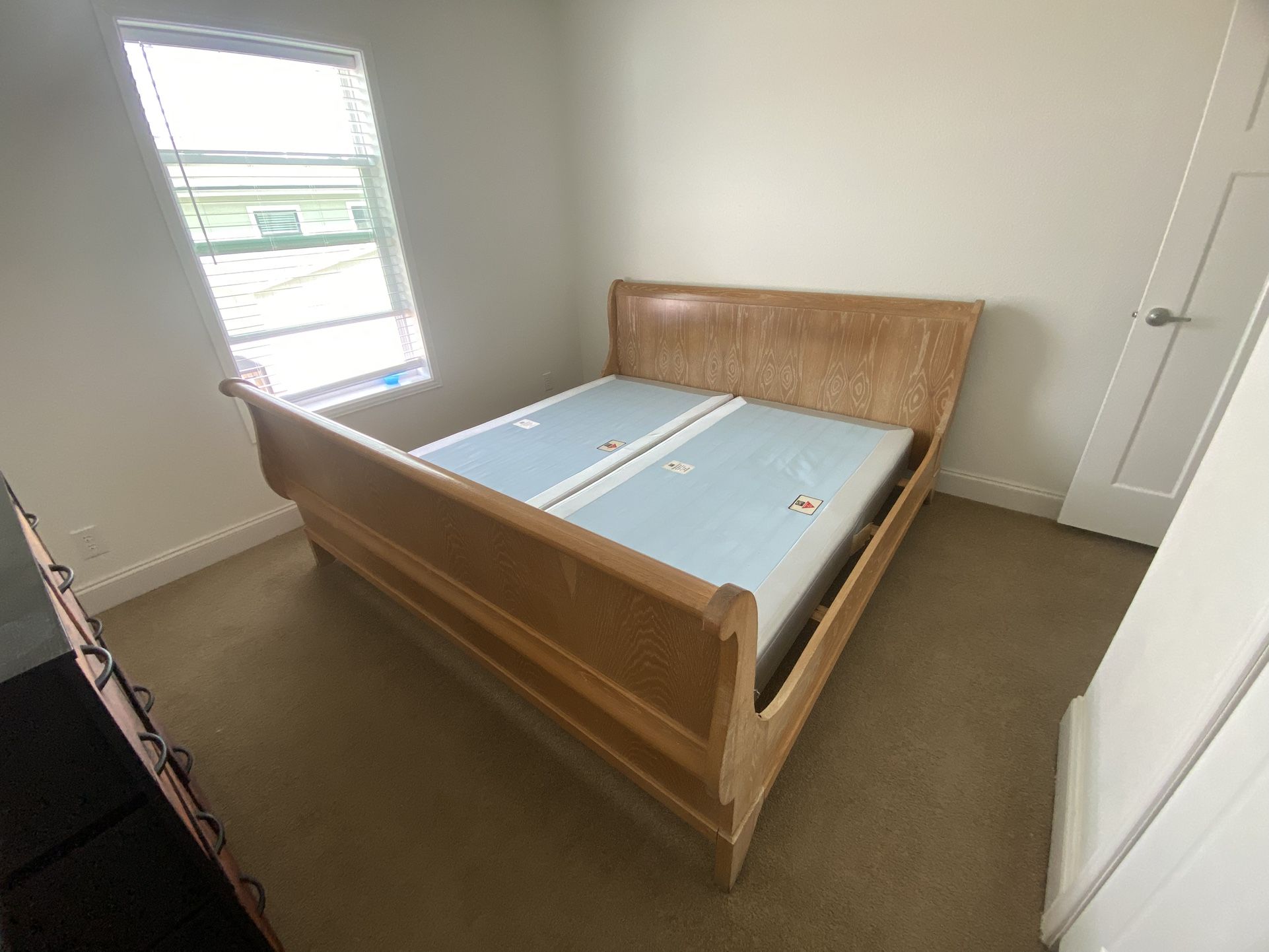 King Sleigh Bed Frame 