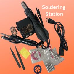 Heat Gun and Soldering Iron Combo, 2-in-1 Digital Hot Air Rework Station