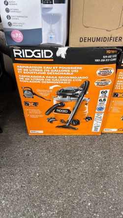 16 gal. Ridgid vacuum